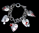Bangle, Jangle Jingle Hearts Bracelet