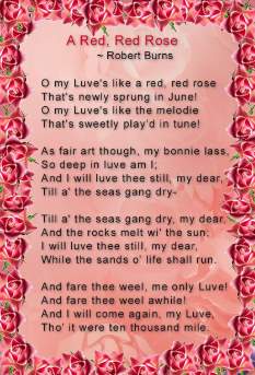 O, My Luve's Like a Red, Red Rose