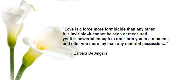 The power of love - quote