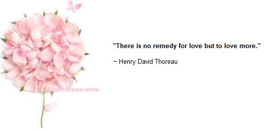 No remedy for love but to love more... love quote